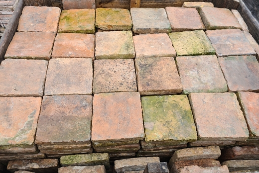 Antiche Demolizioni Pavimento di Recupero in Cotto Quadrato - 3