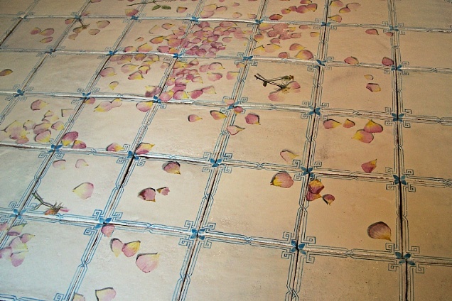 vista del pavimento ad altezza camminamento