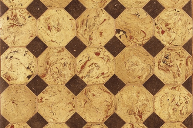 Fornace Polirone, esempio di pavimento disegnato