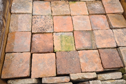 Antiche Demolizioni Pavimento di Recupero in Cotto Quadrato - 4