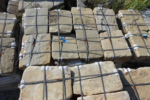 Recuperando Brick and Stone Pavimentazioni esterne in pietra arenaria antiche - 5