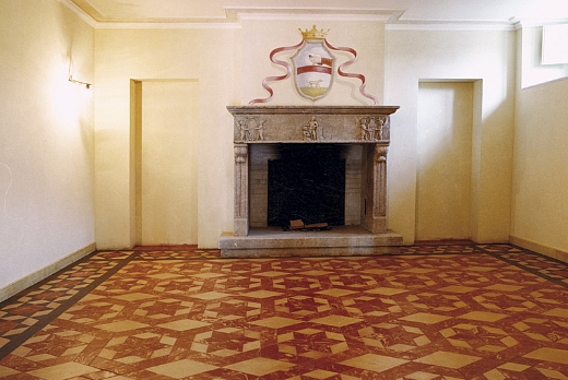 Fornace Polirone, esempio di pavimento disegnato