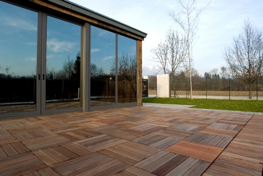 ANTICO CADORE SRL pavimenti in legno a quadrotti in teak antico - 2