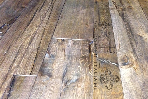 A P I - Antichi Pavimenti Italiani Pavimento a listoni in legno antico di recupero - 5