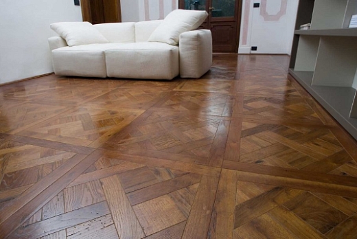 ANTICO CADORE SRL pavimenti a quadrotti Versailles in Rovere antico - 2