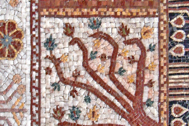 mosaico marmo a disegno