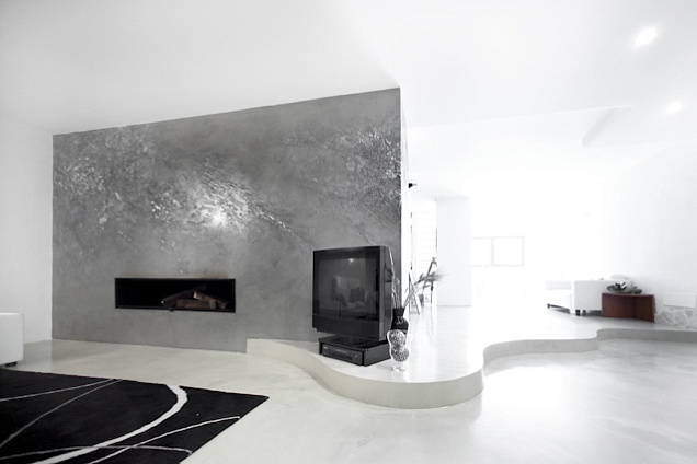 Pavimenti in resina - TS07 Pavimento Dega Spatolato - Parete Dega Art