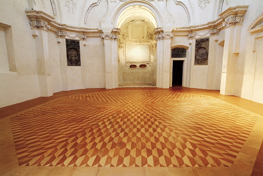 Fornace Polirone, esempio di pavimento disegnato