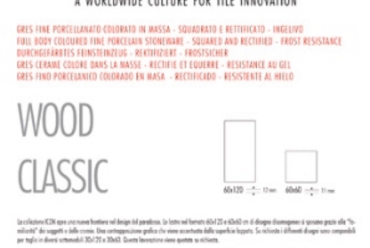 ICON CLASSIC WOOD disponibile in 60x120 