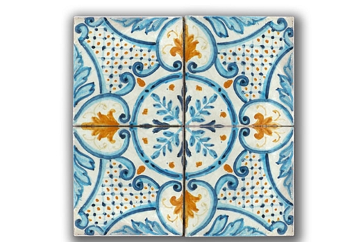 Ghenos Mattonella in maiolica - 2