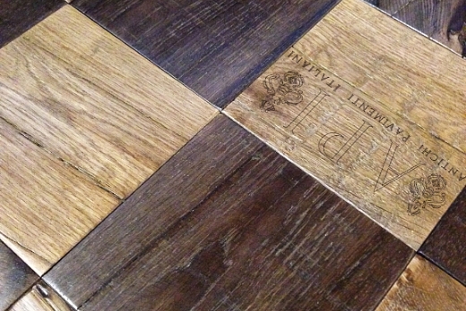 A P I - Antichi Pavimenti Italiani Pavimento in legno antico a dama - 4