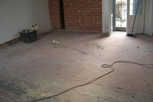 Tartuca Service di Flavio Caminada casa di ringhiera a Milano Cotto antico e Marmette - 3