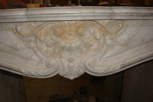 Caminetti Antichi Artis CAMINO LUIGI XV "TROIS GLANDES" - 2