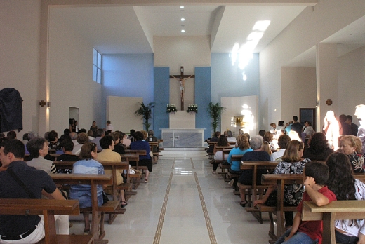 Parrocchia di Maria SS.del Carmine, Secondigliano, nuovo progetto, inaugurazione.