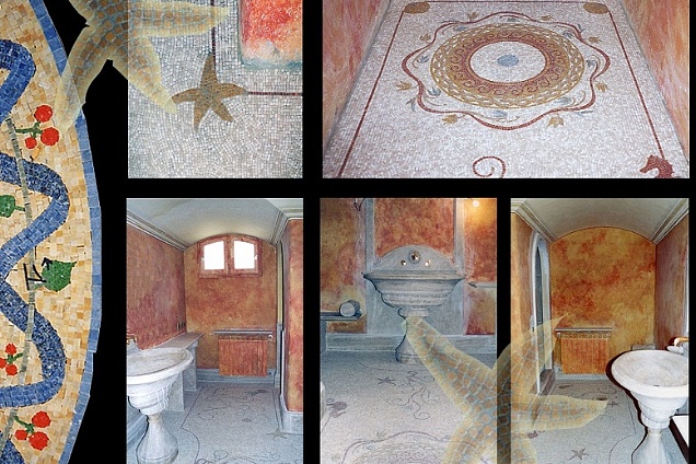 mosaici rivestimenti bagno