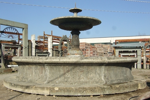 Recuperando Brick and Stone Fontana in pietra da centro giardino - 1