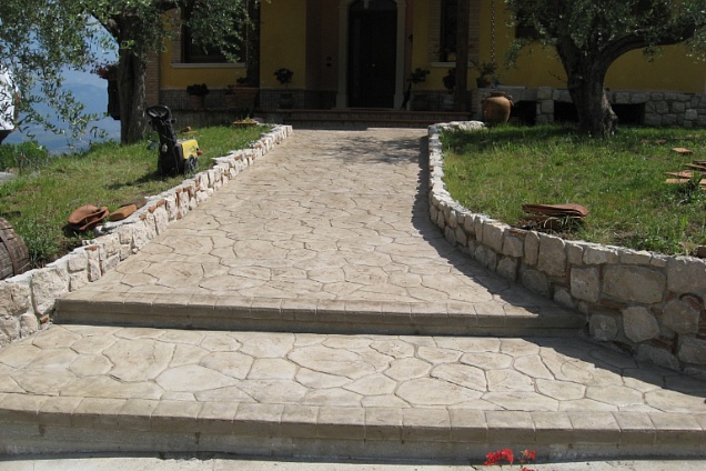 calcestruzzo stampato