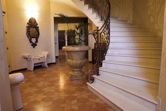 Fornace Polirone, esempio di pavimento Rosato