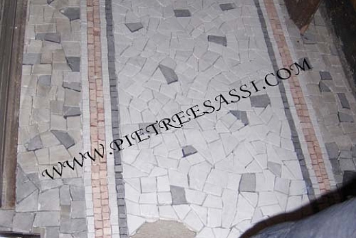 Pietre e Sassi   pavimento in palladiana e mosaico di marmo - 8