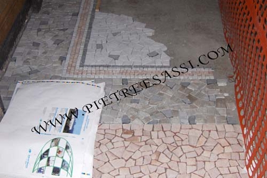 Pietre e Sassi   pavimento in palladiana e mosaico di marmo - 9