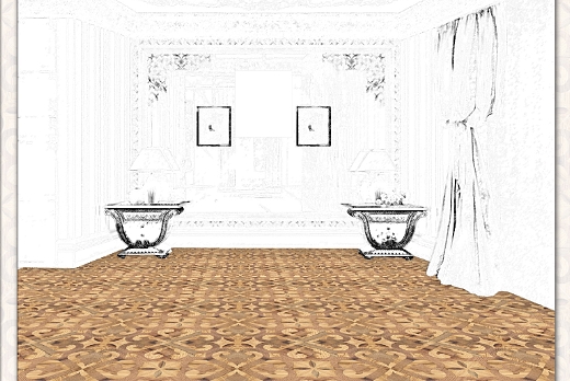 A P I - Antichi Pavimenti Italiani Pavimento in legno a Quadrotti - Modello FABRIANO - 8