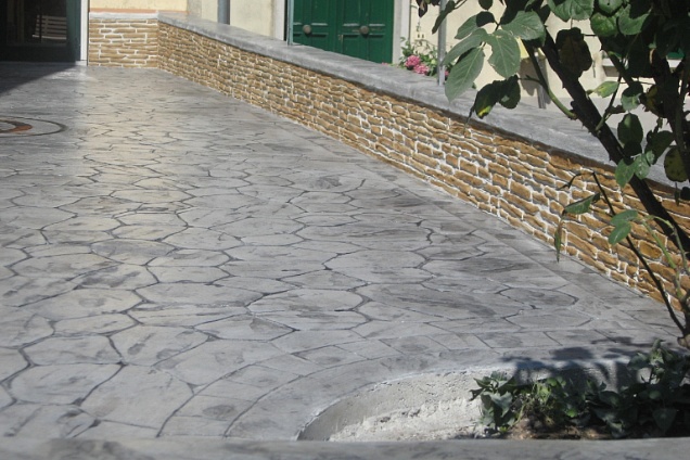 calcestruzzo stampato