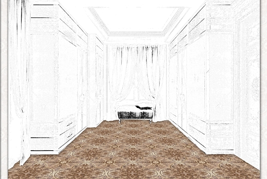 A P I - Antichi Pavimenti Italiani Pavimento in legno a Quadrotti - Modello MARINO - 8