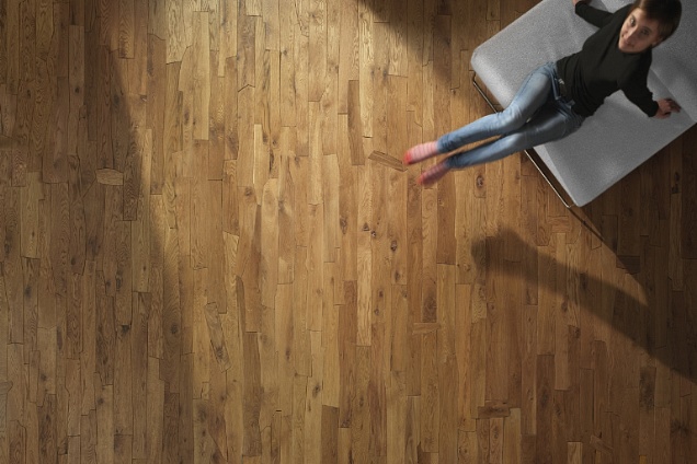 Modello Palladio linea Intarsio di Berti.

Rovere, prefinito intarsiato verniciato.