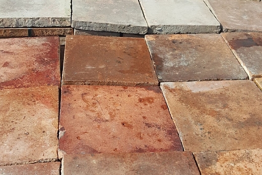 Antiche Demolizioni Pavimento di Recupero in Cotto Quadrato - 2