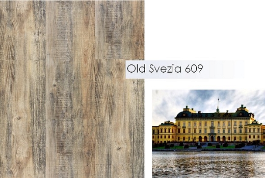 Optima 609 Old Svezia
Doga 915 x 305 mm.
Spessore 9,80 mm. ca.
Classe 23\32
Superficie Luxury Vinyl strong