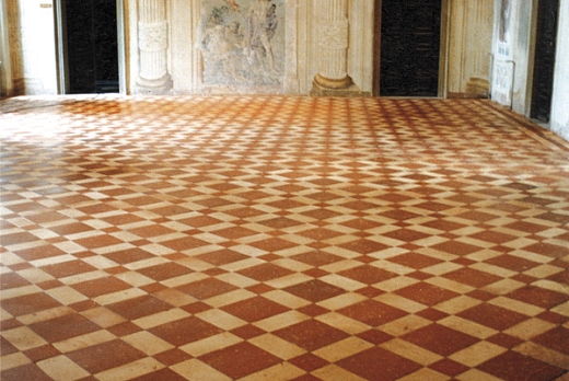 Fornace Polirone, esempio di pavimento Disegnato