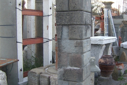 Recuperando Brick and Stone Colonne in pietra di recupero - 6