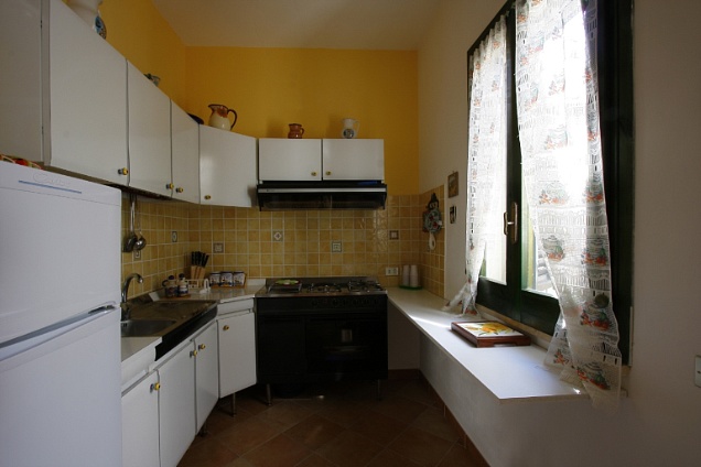 I mobili della cucina sono stati recuperati come richiesto dai clienti