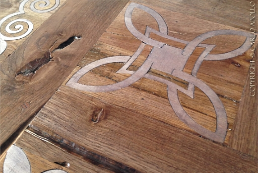 A P I - Antichi Pavimenti Italiani Pavimenti intarsiati in legno - Modello MINARDI - 5