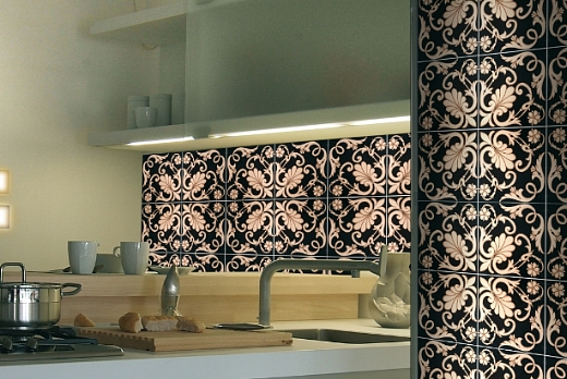 Ceramica di Vietri Francesco De Maio Fiori Scuri - 1