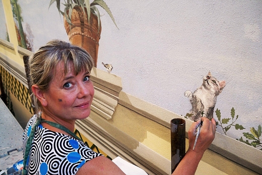 Donatella Muffato Trompe oeil Milano ( abitazione Privata) - 2