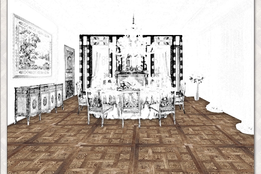 A P I - Antichi Pavimenti Italiani Pavimenti intarsiati in legno - Modello MINARDI - 8