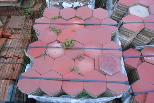 Recuperando Brick and Stone Cementine (Pastina) esagonale antiche - 2