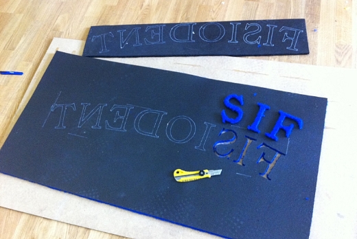 intarsio su sintetico