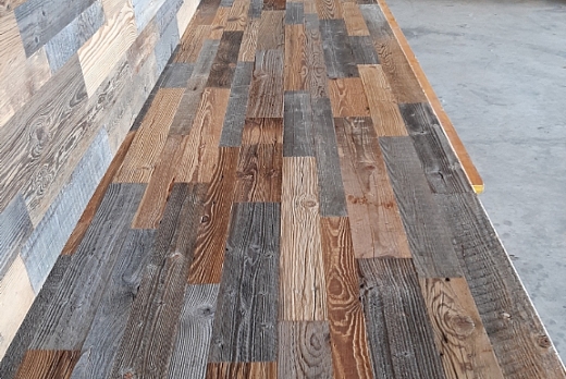 Antico Trentino Srl Mosaico in abete prima patina blu/grigio/bronzo - 5