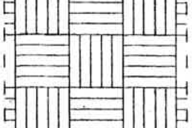 pavimento in parquet: posa quadro dritto