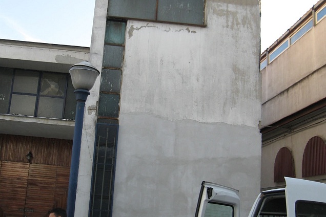 Parrocchia M.SS. del Carmine, Secondigliano, esterno, stato di fatto.