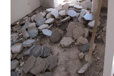pavimento in cementine liberty - recupero