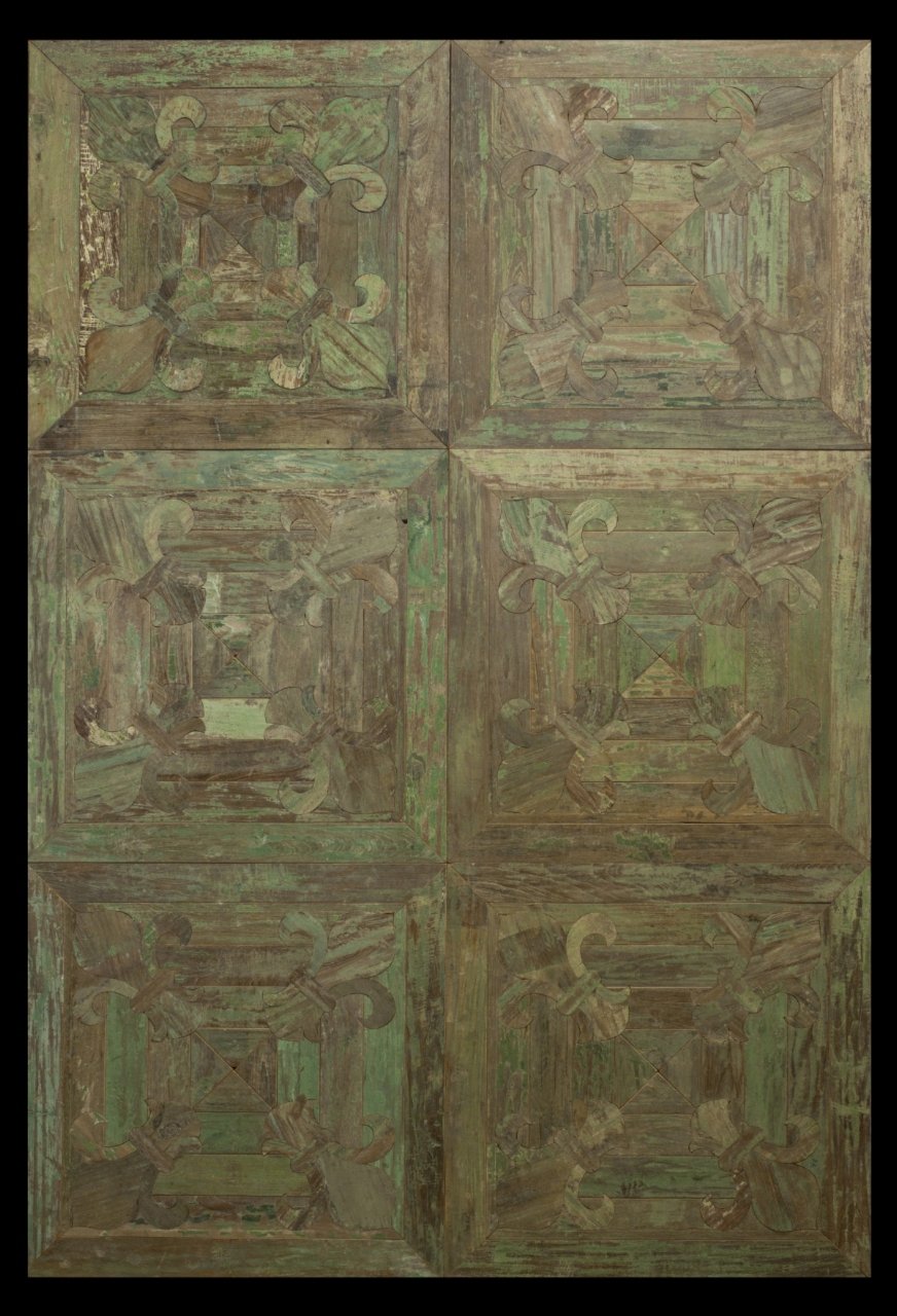 Parquet prima patina intarsiato, colore originale — Artepronta s.a.s.