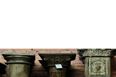 colonne di varie forme e dimensioni