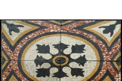 Pavimento di recupero in graniglia