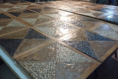 Pavimenti e rivestimenti in coccio-pesto
