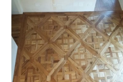 pavimento in legno antico in rovere