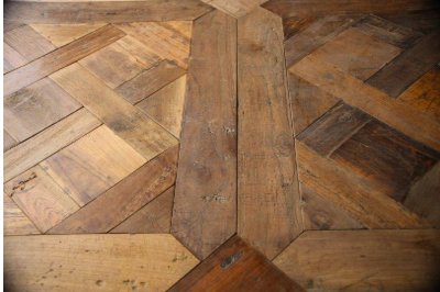 pavimento in teak antico originale