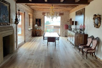 Pavimento parquet listoni Rovere Antico